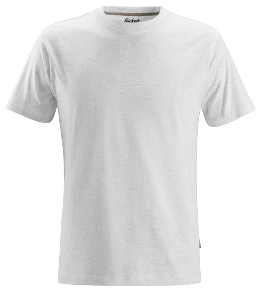 Snickers 2502, Klassisches Baumwoll T-Shirt, ash grey