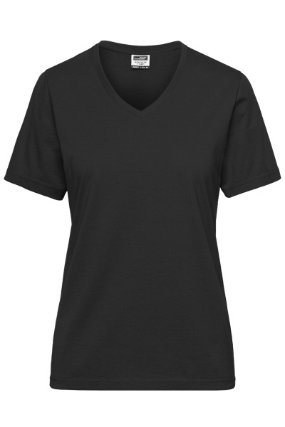 James & Nicholson, Ladies' BIO Workwear T-Shirt, black