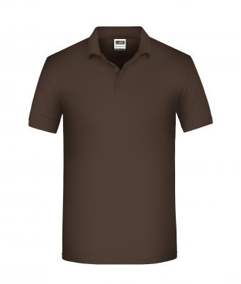 James & Nicholson, Men's BIO Workwear Polo, brown