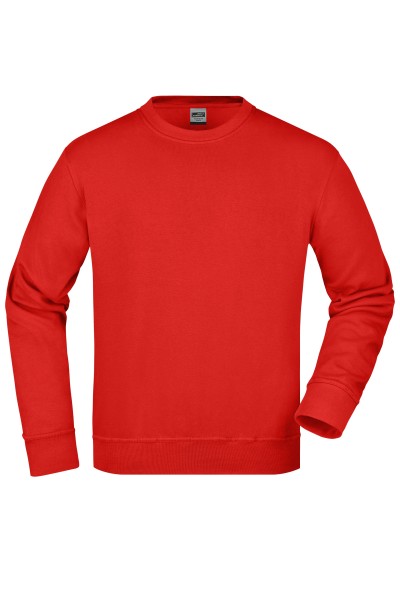 James & Nicholson, Workwear Sweatshirt, red