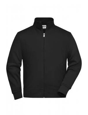 James & Nicholson, Workwear Sweat Jacket, black