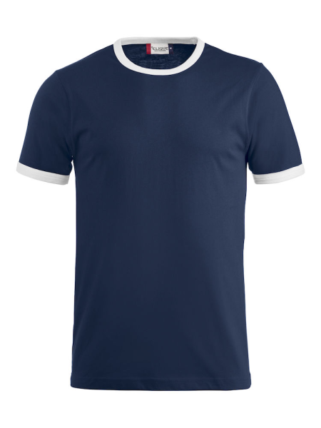 Clique, T-Shirt Nome, navy/weiß