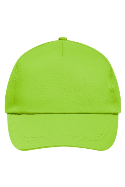 myrtle beach, 5 Panel Promo Cap Lightly Laminated, lime-green