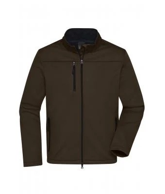 James & Nicholson, Men's Softshell Jacket, brown