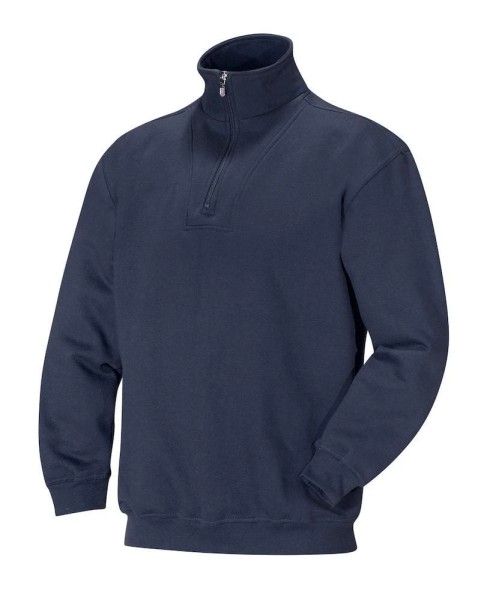 Jobman, Sweatshirt 1/2 Zip, dunkelblau
