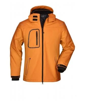 James & Nicholson, Men’s Winter Softshell Jacket, orange