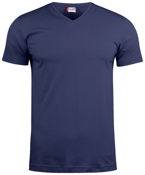 Clique, T-Shirt Basic-T V-neck, dunkelblau
