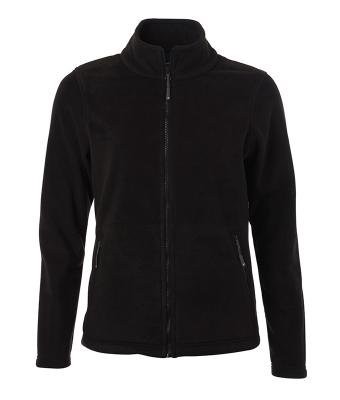 James & Nicholson, Ladies' Fleece Jacket, black