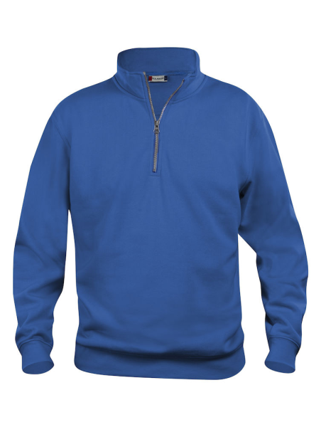 Clique, Sweatshirt Basic Half Zip, royalblau