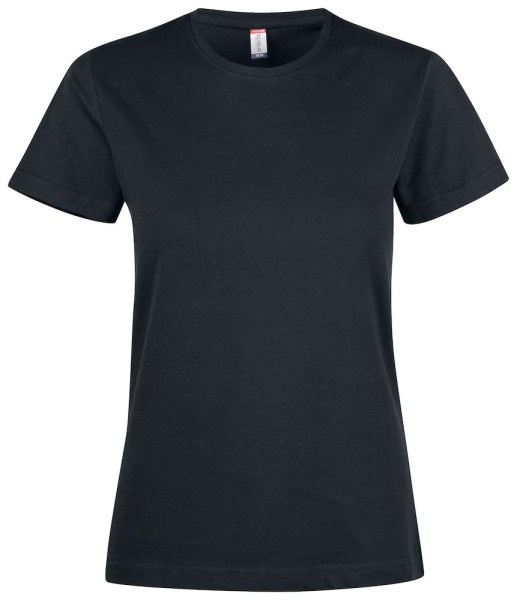 Clique, T-Shirt Premium Fashion-T Ladies, schwarz