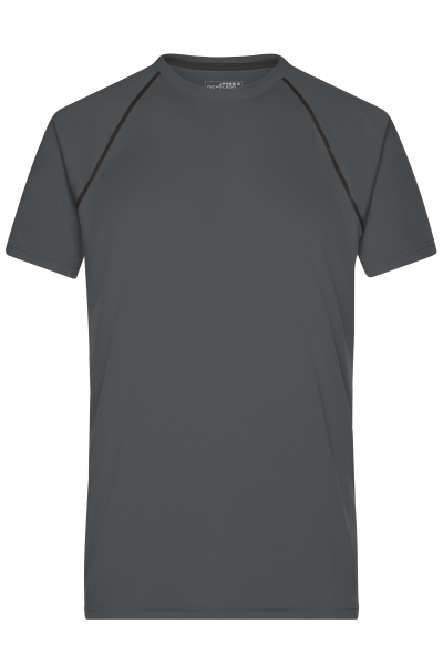 James & Nicholson, Men's Sports T-Shirt, titan/black