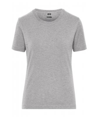 James & Nicholson, Ladies' BIO Stretch-T-Shirt Work - SOLID -, grey-heather