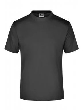 James & Nicholson, Round-T-Shirt Medium, graphite