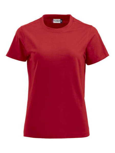 Clique, T-Shirt Premium-T Ladies, rot