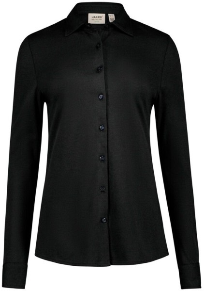 HAKRO, COTTON TEC® Bluse, schwarz