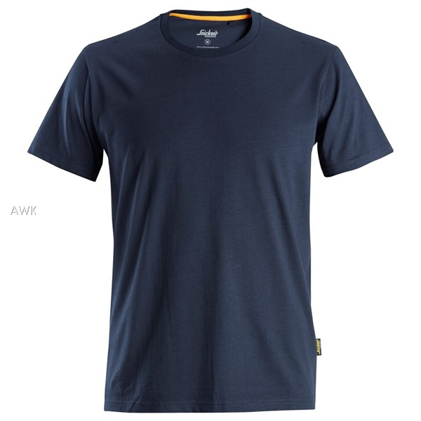 Snickers 2526, AllroundWork, T-Shirt aus Bio-Baumwolle, navy