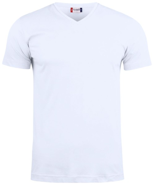 Clique, T-Shirt Basic-T V-neck, weiß