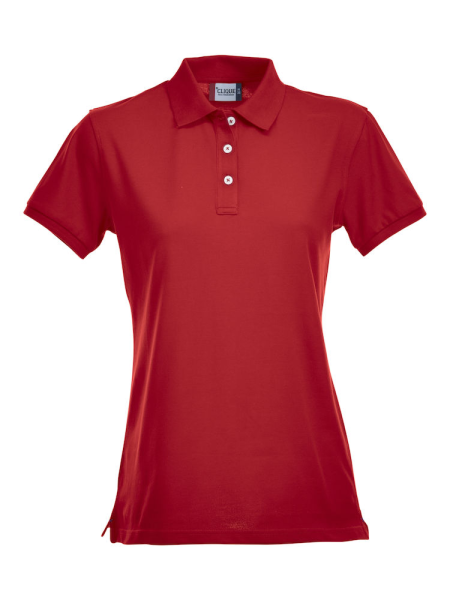 Clique, Poloshirt Stretch Premium Ladies, rot