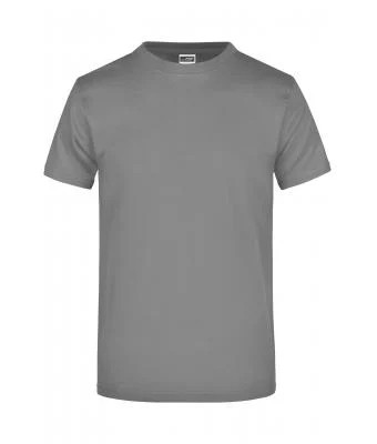 James & Nicholson, Round-T-Shirt Heavy, dark-grey