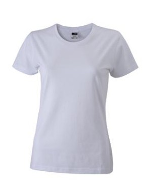 James & Nicholson, Ladies' Slim Fit-T-Shirt, white