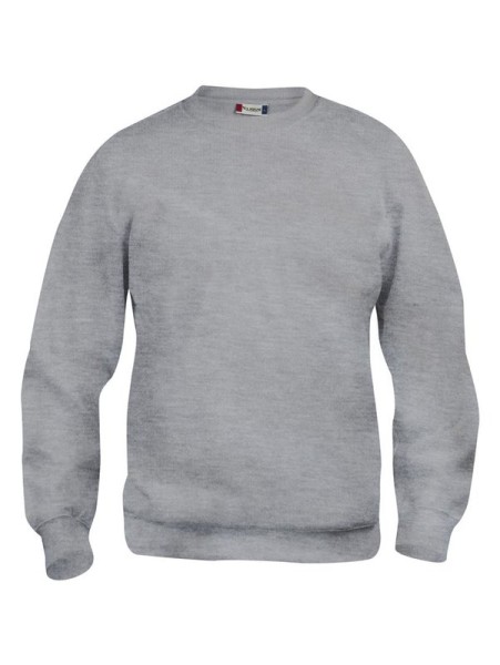 Clique, Sweatshirt Basic Roundneck, grau meliert
