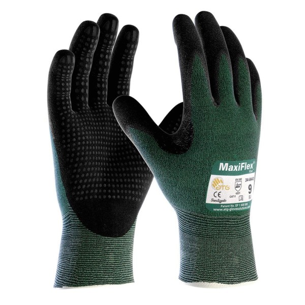 ATG - Schnittschutzhandschuhe "MAXIFlex Cut" 34-8443, grün