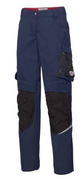 BP, Leichte Arbeitshose mit Kniepolstertaschen für Damen, nachtblau/schwarz