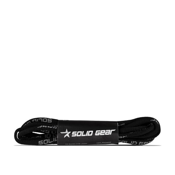 Solid Gear - Schnürsenkel, Länge 150 cm, schwarz