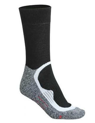 James & Nicholson, Sport Socks, black/black