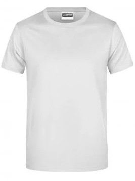 James & Nicholson, Promo-T-Shirt Man 180, white
