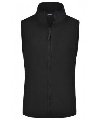 James & Nicholson, Girly Microfleece Vest, black
