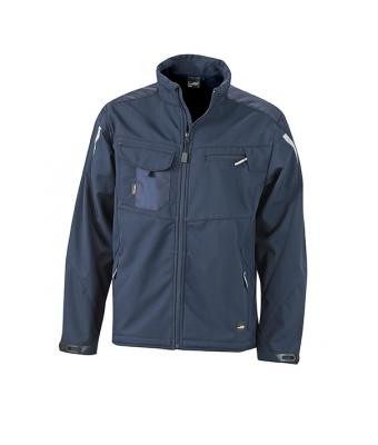 James & Nicholson, Workwear Softshell Jacket - STRONG -, navy/navy