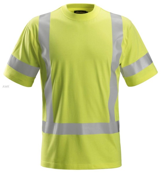 Snickers 2562, ProtecWork, Multinorm Warnschutz T-Shirt, high vis yellow