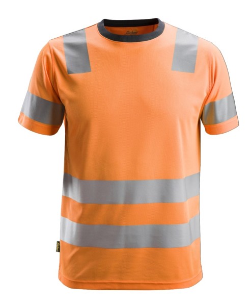 Snickers 2530, Warnschutz T-Shirt, high vis orange