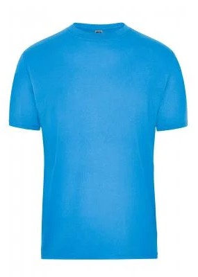 James & Nicholson, Men's BIO Workwear T-Shirt, aqua