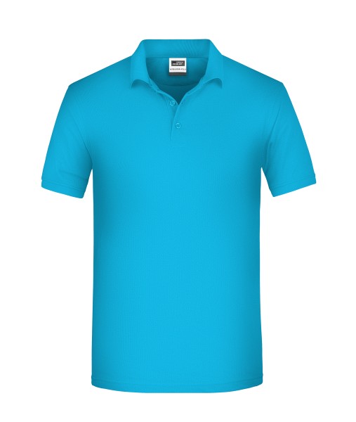 James & Nicholson, Men's BIO Workwear Polo, turquoise