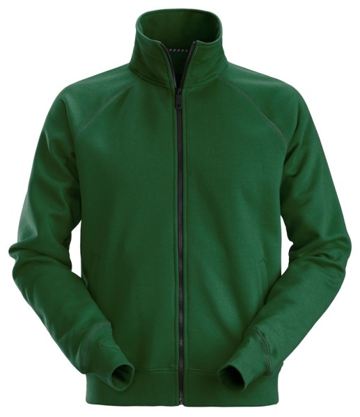 Snickers 2886, Sweatshirt Arbeitsjacke mit Reißverschluss, forest green