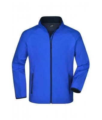 James & Nicholson, Men's Promo Softshell Jacket, nautic-blue/navy