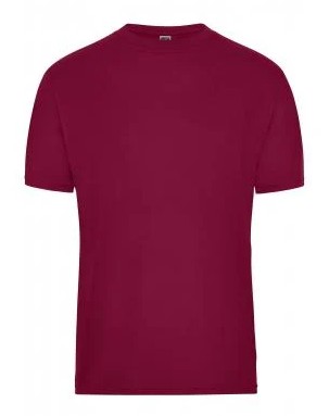 James & Nicholson, Men's BIO Workwear T-Shirt, wine