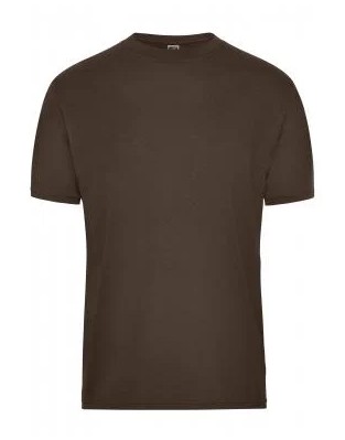 James & Nicholson, Men's BIO Workwear T-Shirt, brown