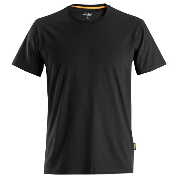 Snickers 2526, AllroundWork, T-Shirt aus Bio-Baumwolle, black