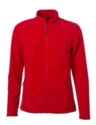 James & Nicholson, Ladies' Fleece Jacket, red