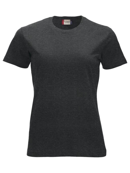 Clique, T-Shirt New Classic-T Ladies, anthrazit meliert