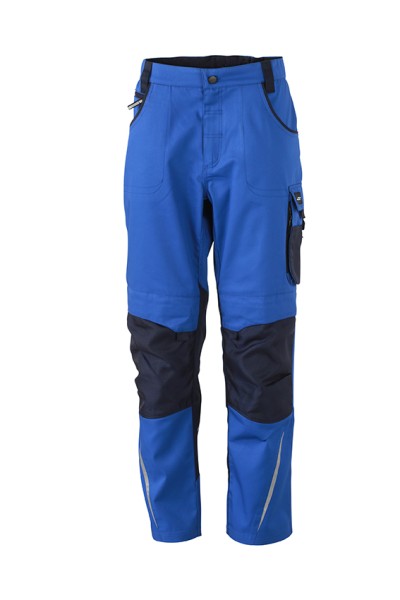 James & Nicholson, Workwear Pants - STRONG -, royal/navy