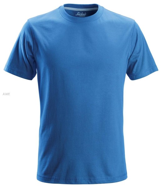 Snickers 2502, Klassisches Baumwoll T-Shirt, true blue