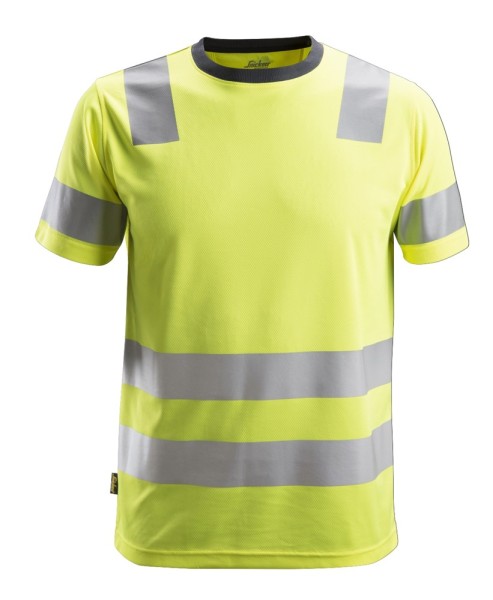 Snickers 2530, Warnschutz T-Shirt, high vis yellow
