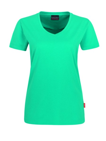 HAKRO, Damen V-Shirt MIKRALINAR®, smaragd