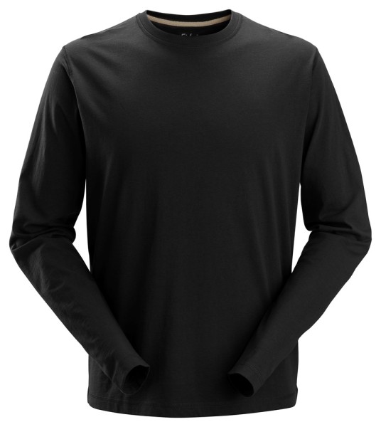Snickers 2496, Langarm T-Shirt, black