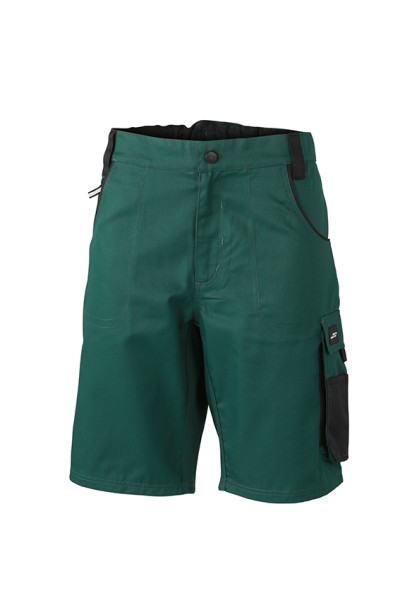 James & Nicholson, Workwear Bermudas - STRONG -, dark-green/black