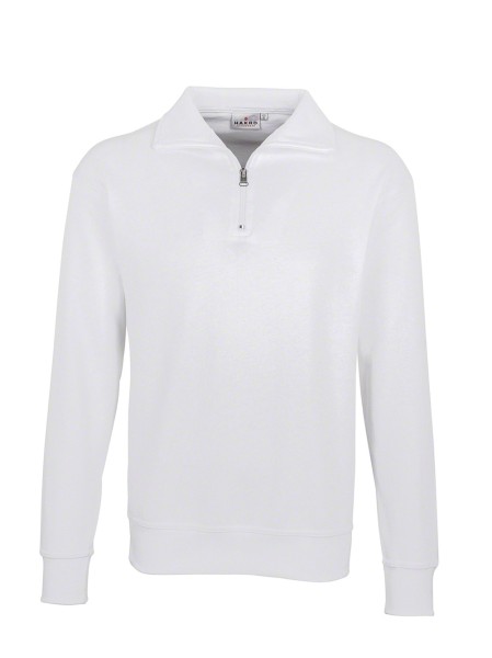 HAKRO, Zip-Sweatshirt Premium, weiß